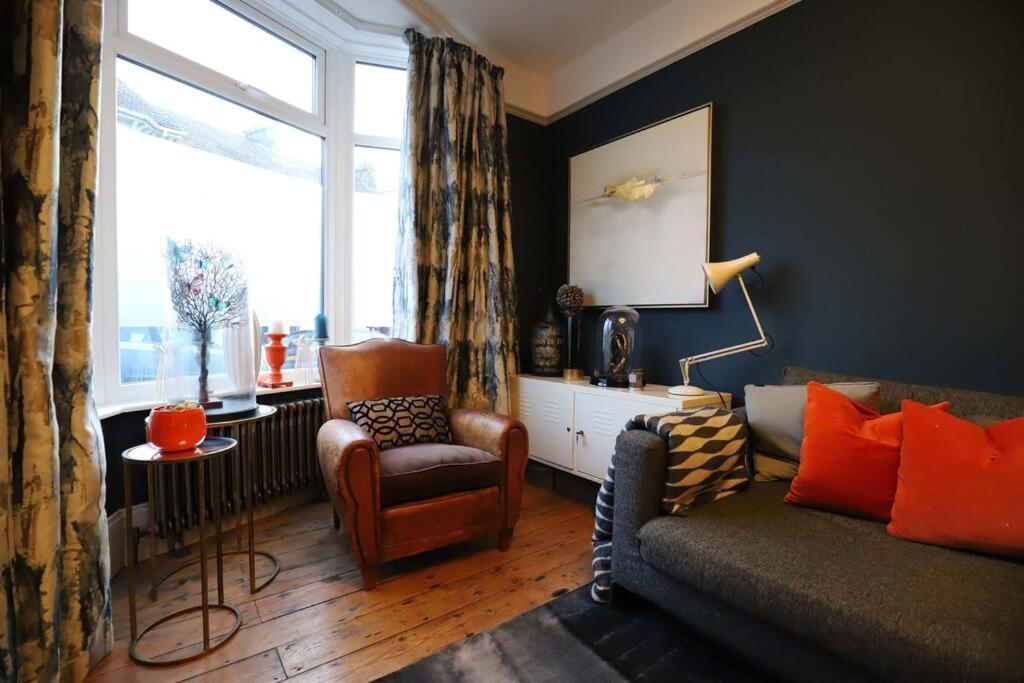 Stylish Townhouse 15 Mins To Laines & Seafront Villa Brighton Exterior foto